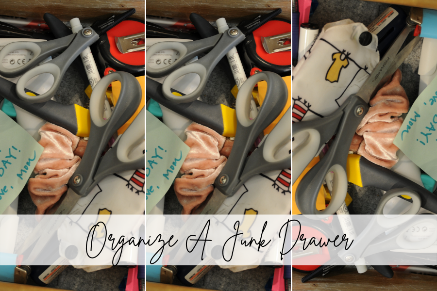 organize a junk drawer