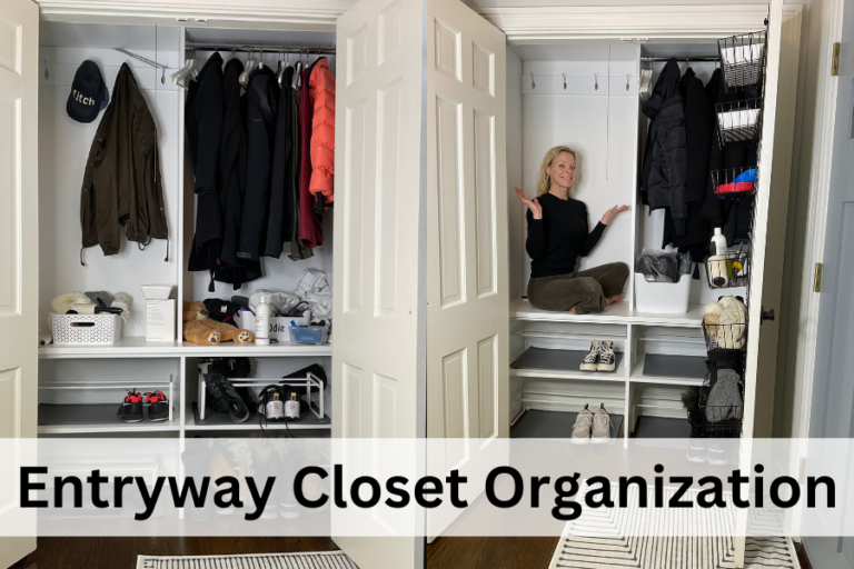 Simple and Functional Entryway Closet Organization Ideas