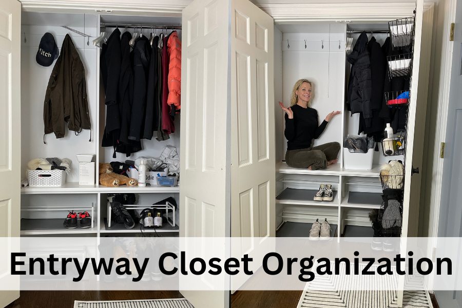 Simple and Functional Entryway Closet Organization Ideas - Sara Lee ...