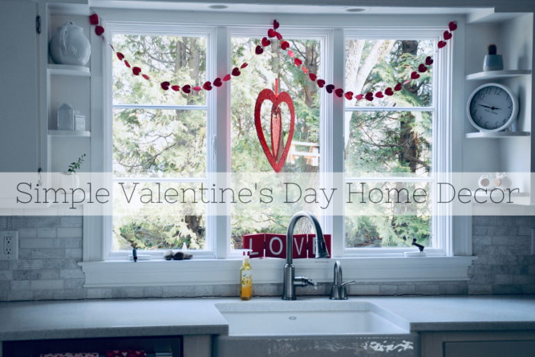 Simple Valentines Day Home Decor