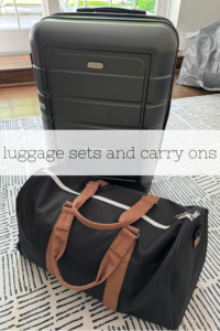 luggage sets and carry ons