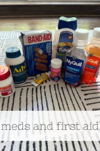meds and first aid